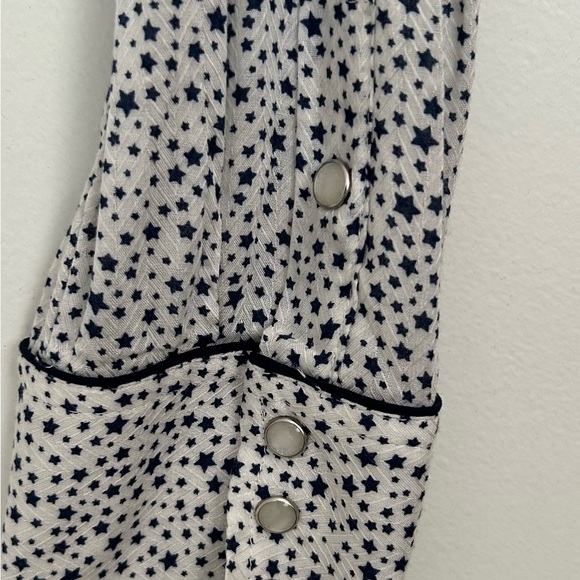 Stetson White and Blue Stars Button Down Shirt - Picture 5 of 5